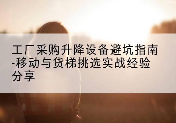 临淄移动式升降机怎么选-工厂采购升降设备避坑指南-移动与货梯挑选实战经验分享